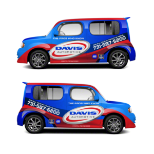 Davis Automotive Wrap | Car Wrap Design by Radsky17