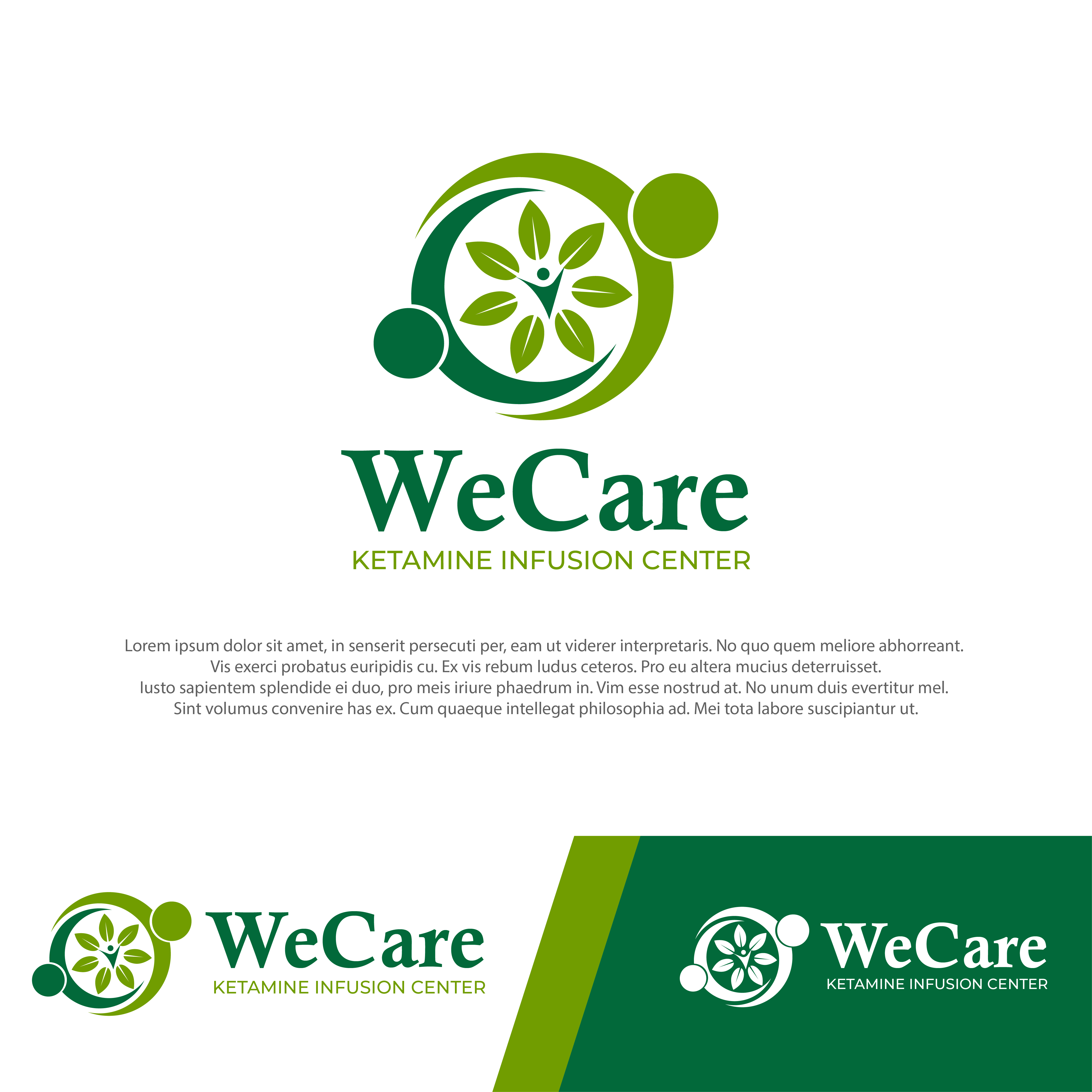 Logo Design by farady for WeCare Ketamine Infusion Center, LLC | Design #25914604
