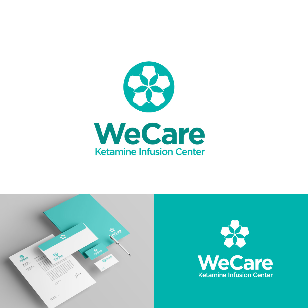 Logo Design by Sergio Coelho for WeCare Ketamine Infusion Center, LLC | Design #25918006