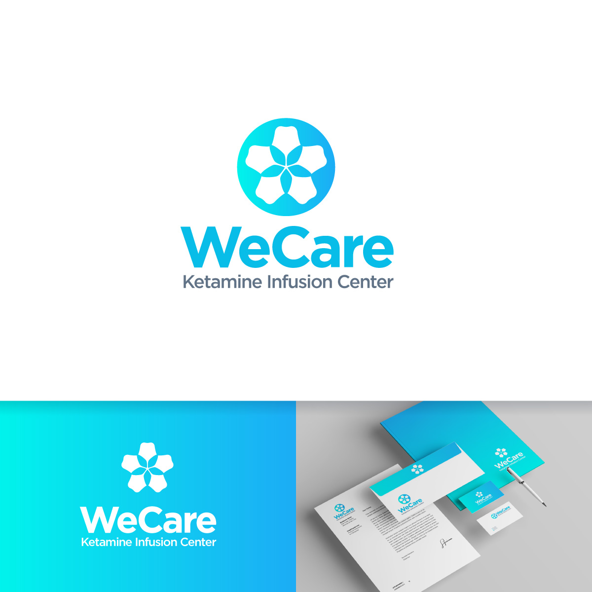 Logo Design by Sergio Coelho for WeCare Ketamine Infusion Center, LLC | Design #25918064