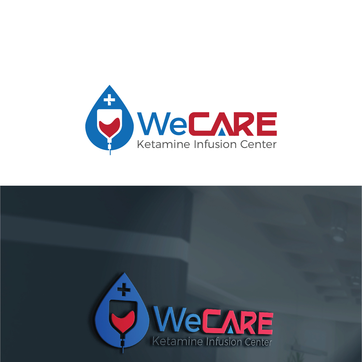 Logo Design by Deziners Zone for WeCare Ketamine Infusion Center, LLC | Design #25941725