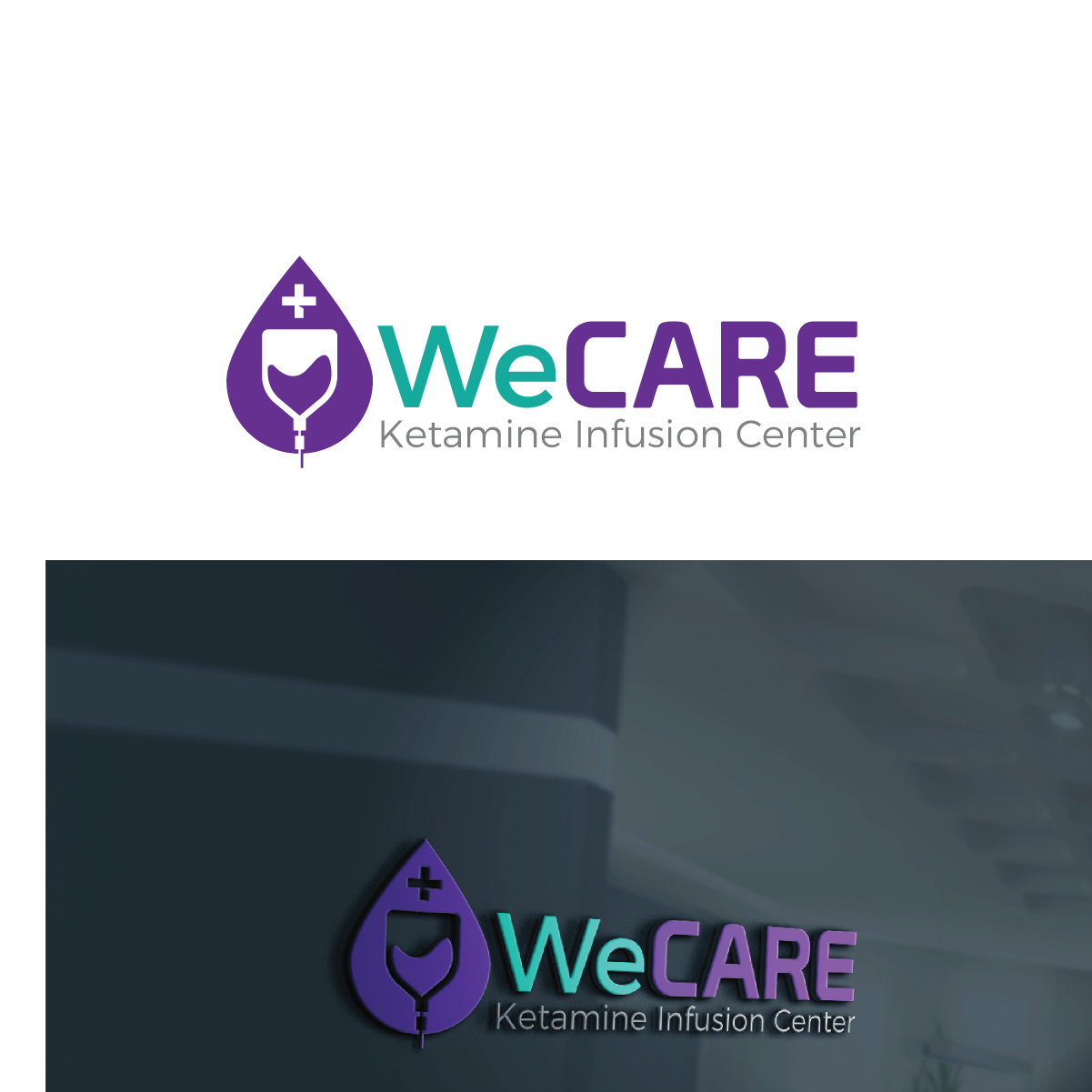 Logo Design by Deziners Zone for WeCare Ketamine Infusion Center, LLC | Design #25941727