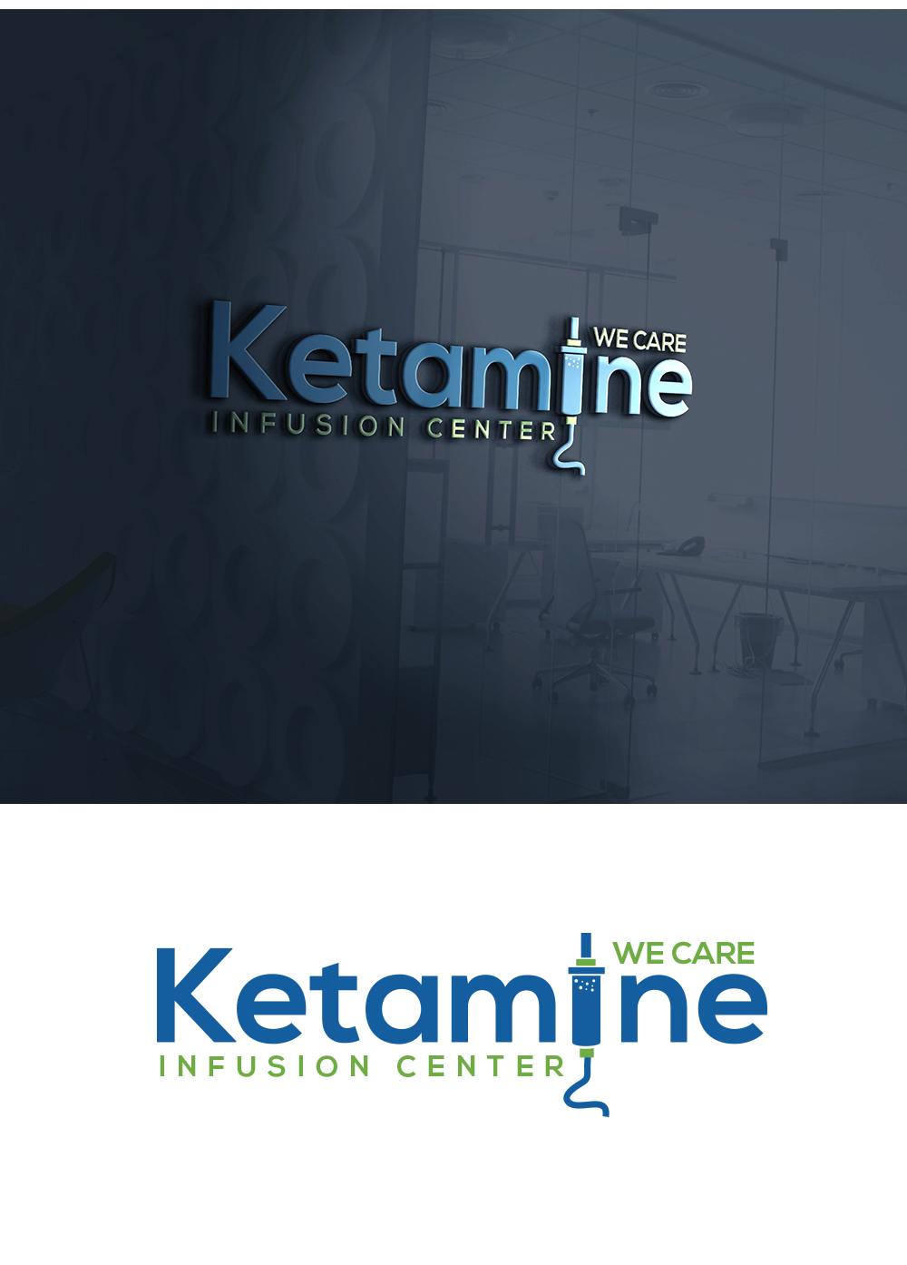 Logo Design by n214008 for WeCare Ketamine Infusion Center, LLC | Design #25932829