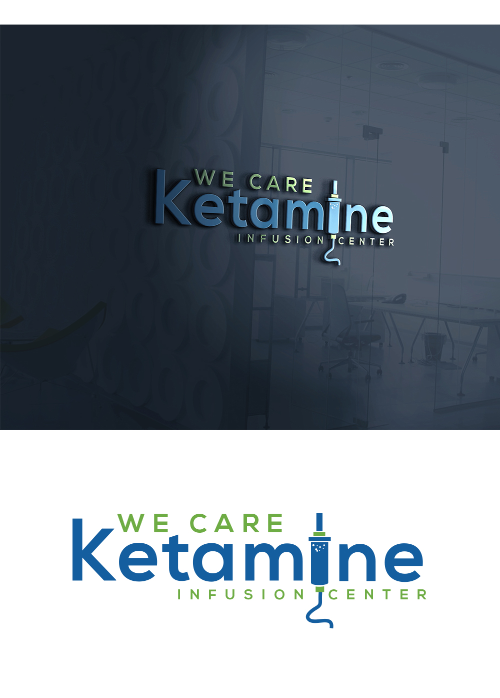 Logo Design by n214008 for WeCare Ketamine Infusion Center, LLC | Design #25932853