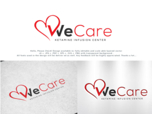 Logo Design by Pro_DesignMaster for WeCare Ketamine Infusion Center, LLC | Design: #25911032