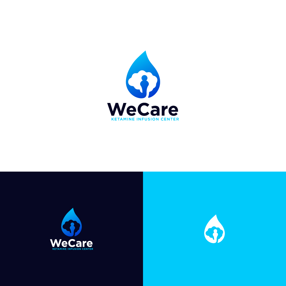 Logo Design by Gisella Guzmán for WeCare Ketamine Infusion Center, LLC | Design #25965815