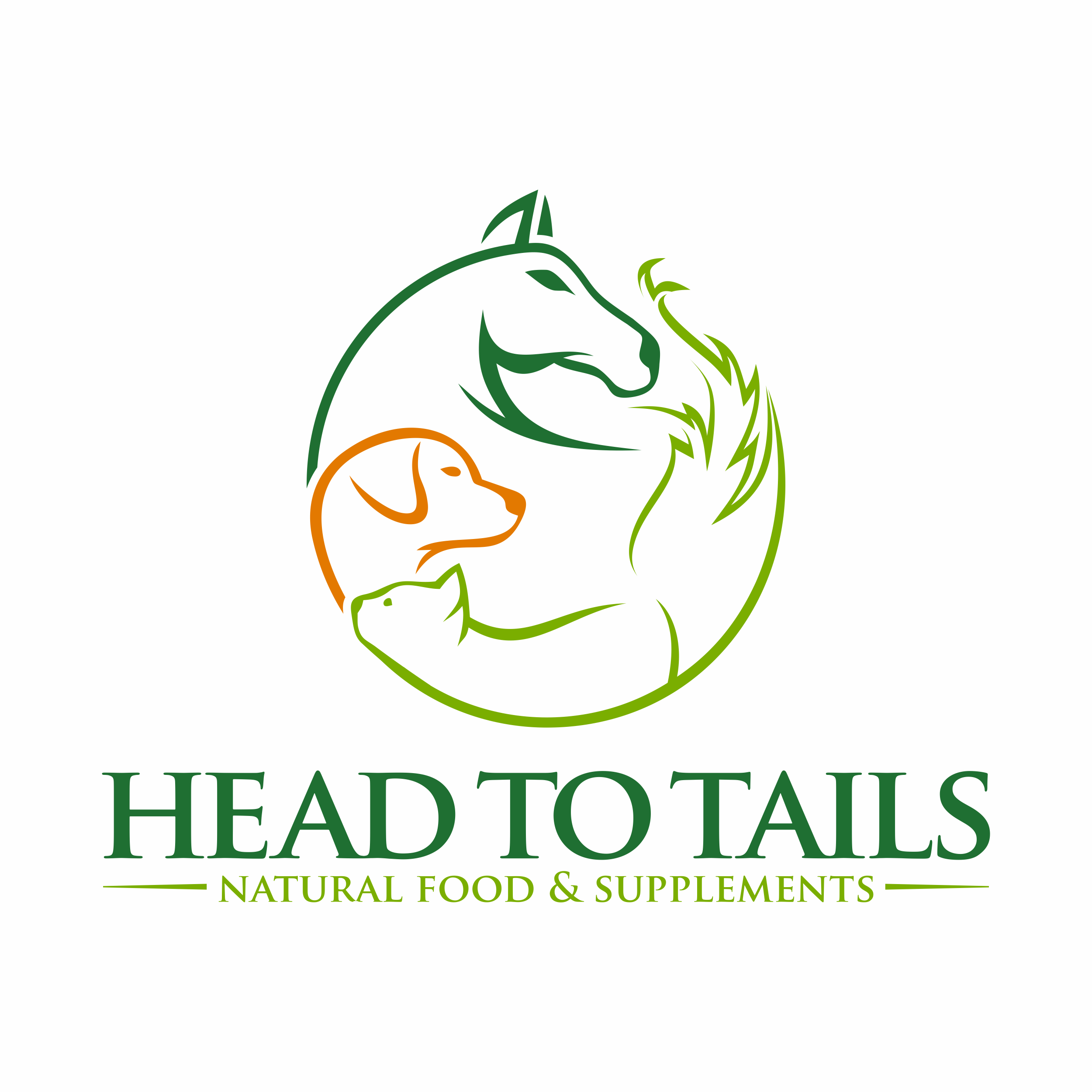 Logo Design by luckdesign for head to tails - natural food & supplements | Design #25924425