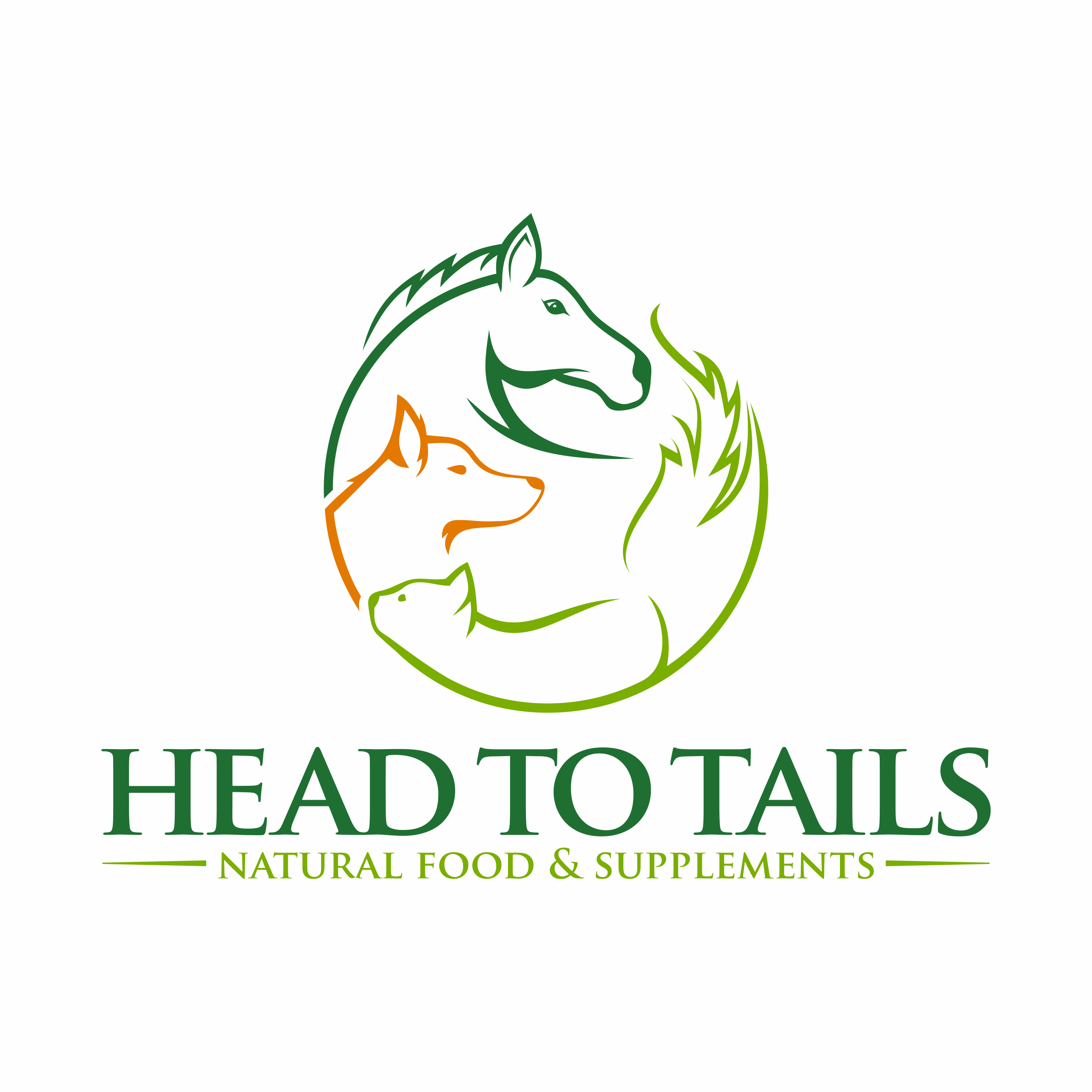 Logo Design by luckdesign for head to tails - natural food & supplements | Design #25928143