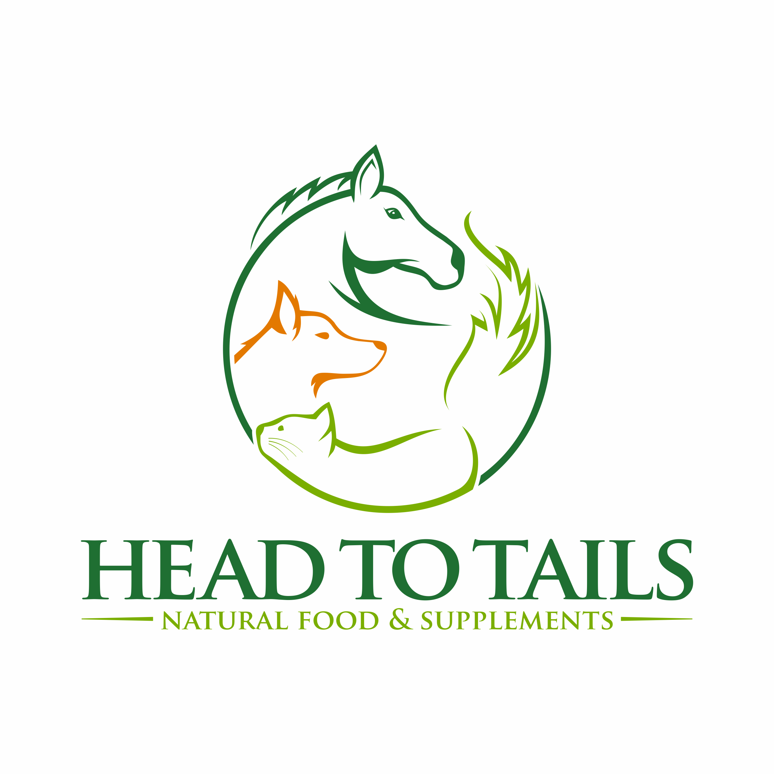 Logo Design by luckdesign for head to tails - natural food & supplements | Design #25928192