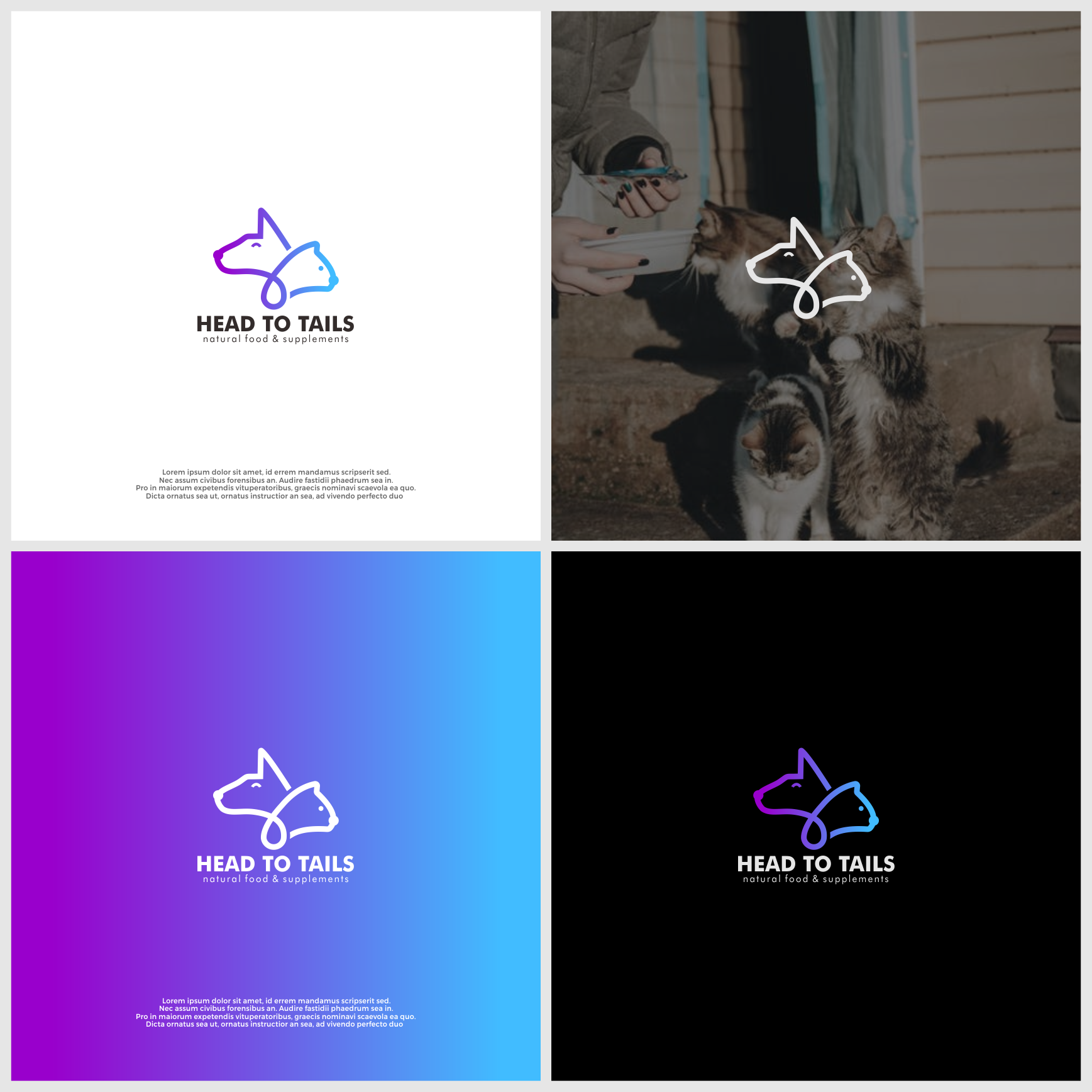 Logo Design by aryo_jipang for head to tails - natural food & supplements | Design #25904029