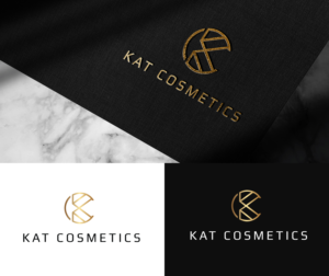 Kat Cosmetics, KC,  | Logo Design by Hardcore Design