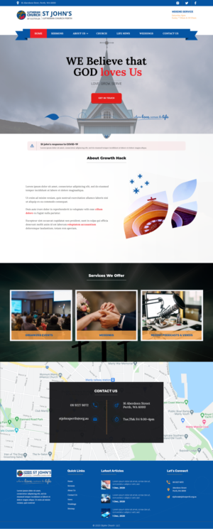 Web Design by Faizan Qadir for Perth Web Hosting | Design: #25916443