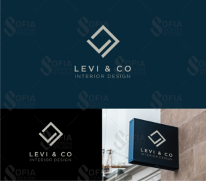 Levi & Co Interior Design  | Logo Design by SofiaDesignStudio