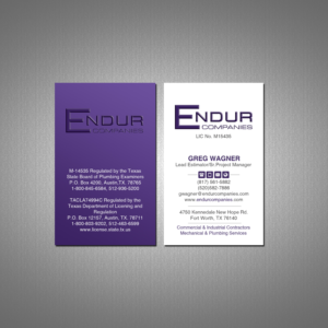 Business Card Design by Creations Box 2015 for this project | Design: #25911772
