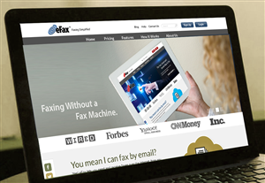 Slider images for online fax service homepage | Design Graphique par nafizrahat