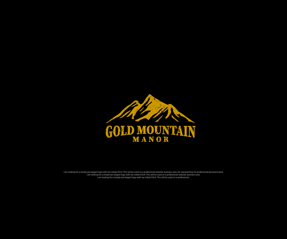 Logo Design by ikramhsakib for Gold Mountain Manor | Design #25909338
