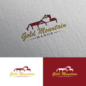 Gold Mountain Manor | Logo Design by Rii