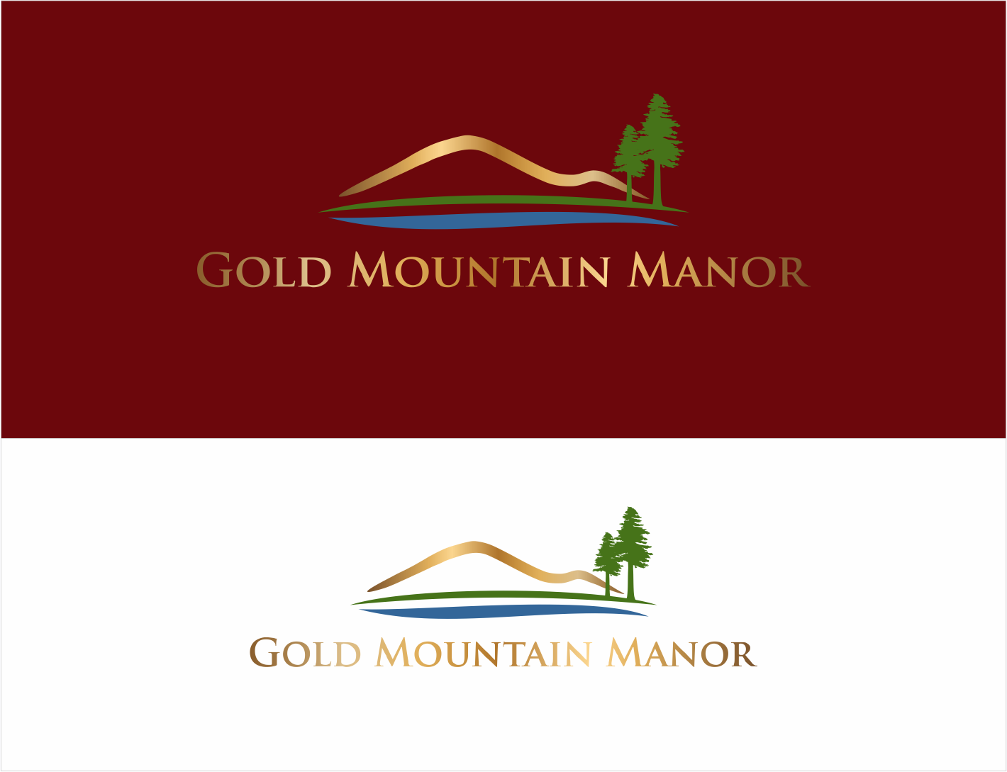 Logo Design by BNdesigner for Gold Mountain Manor | Design #25933996