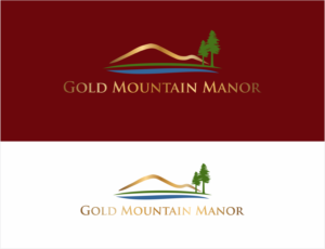 Gold Mountain Manor | Logo Design by BNdesigner