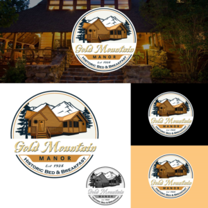 Logo Design by Jose Alvin for Gold Mountain Manor | Design: #25915318