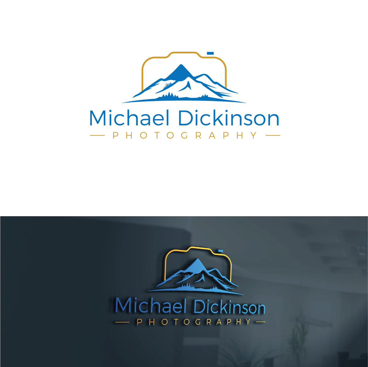 Logo Design by Deziners Zone for Michael Dickinson Photography | Design #25916294