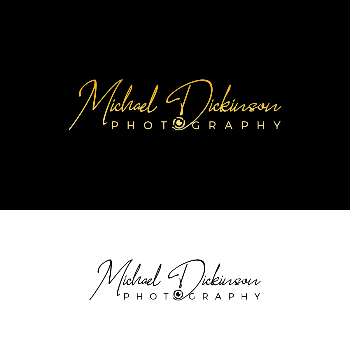 Logo Design by Deziners Zone for Michael Dickinson Photography | Design #25916844