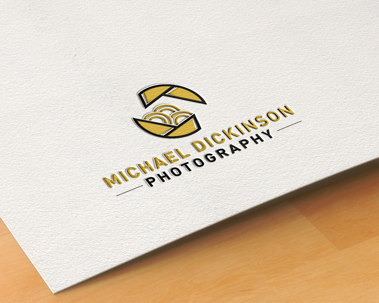 Logo Design by Deziners Zone for Michael Dickinson Photography | Design #25918288