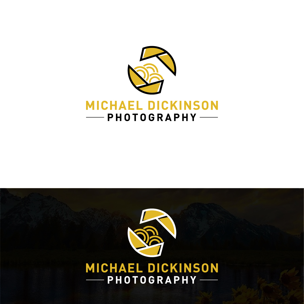 Logo Design by Deziners Zone for Michael Dickinson Photography | Design #25918291