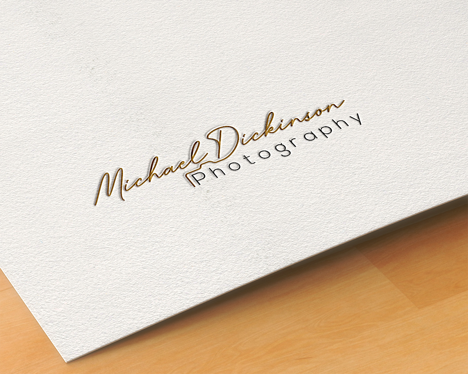 Logo Design by Deziners Zone for Michael Dickinson Photography | Design #25918292