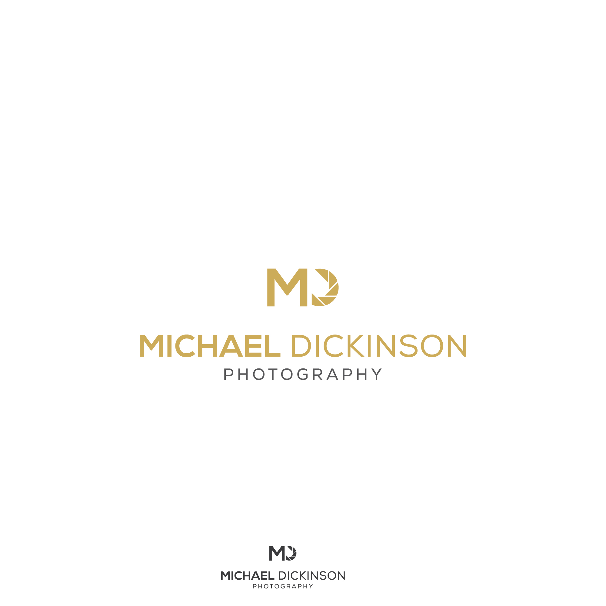 Diseño de Logo por Moumita_ para Michael Dickinson Photography | Diseño #25916787