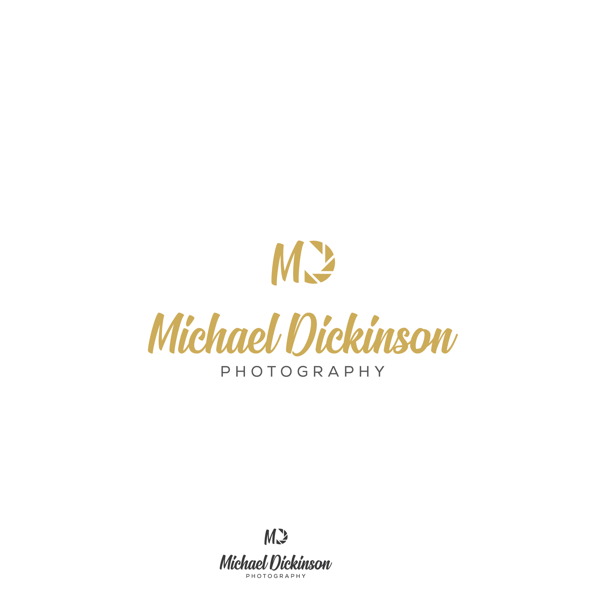 Logo Design by Moumita_ for Michael Dickinson Photography | Design #25916788