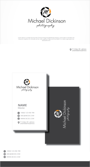 Logo Design by graphicevolution for Michael Dickinson Photography | Design: #25913378