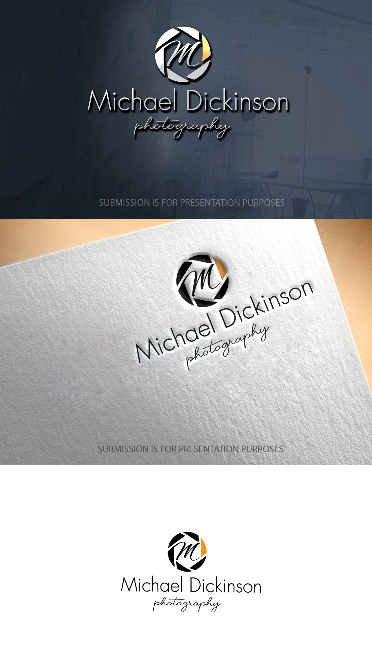 Logo Design by graphicevolution for Michael Dickinson Photography | Design #25913379