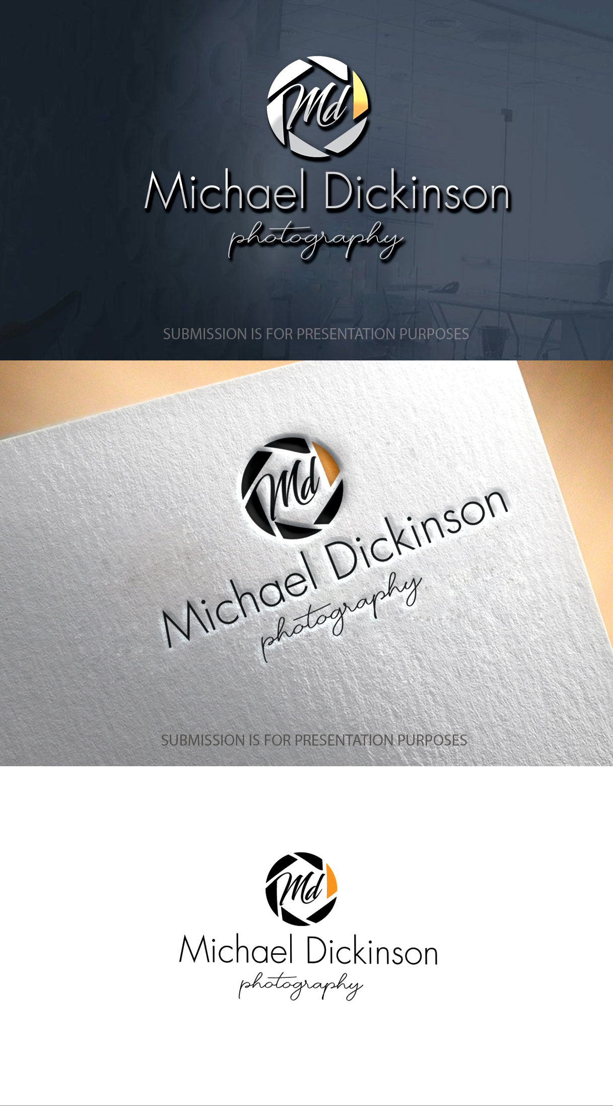 Logo Design by graphicevolution for Michael Dickinson Photography | Design #25953559