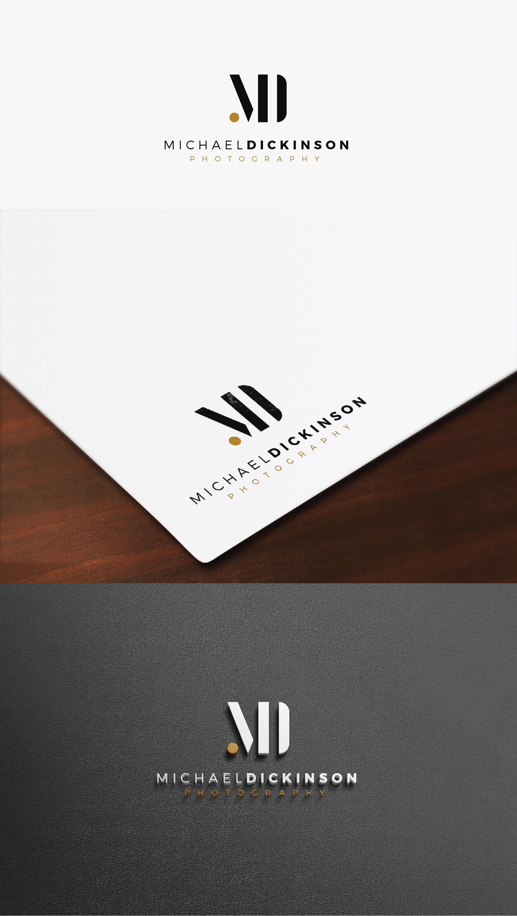 Logo Design by IMilenovic for Michael Dickinson Photography | Design #25913823