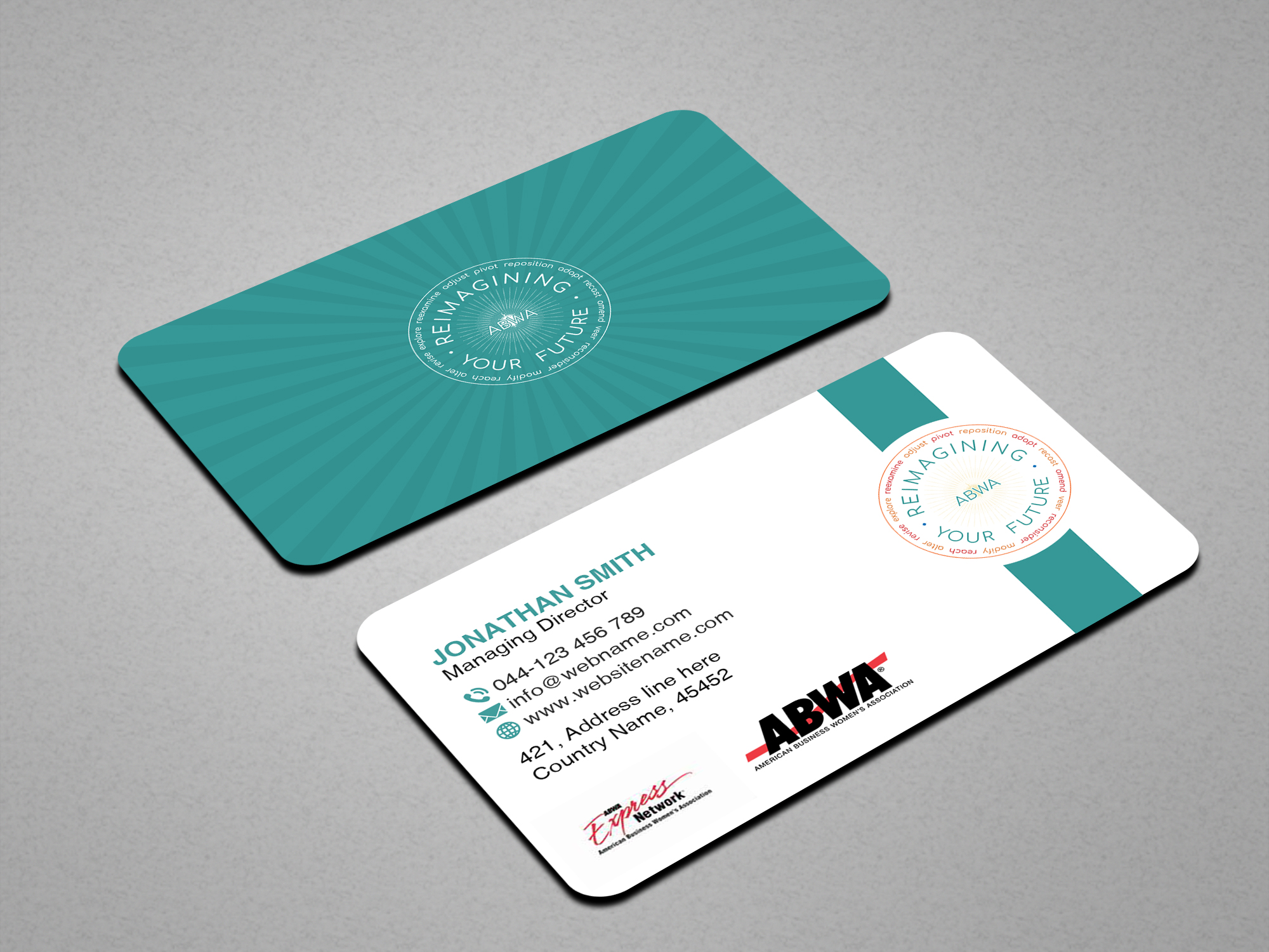 Business Card Design by Creations Box 2015 for American Business Women's Association | Design #25919557