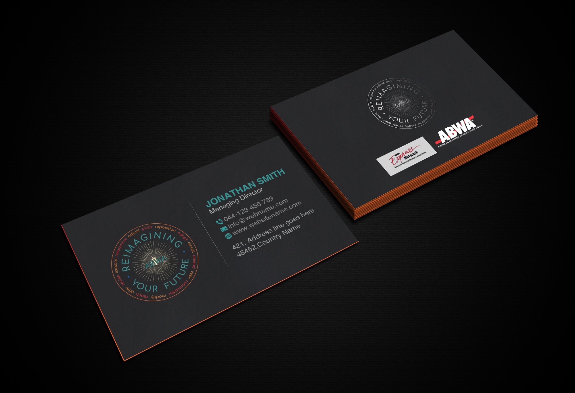 Business Card Design by Creations Box 2015 for American Business Women's Association | Design #25919559