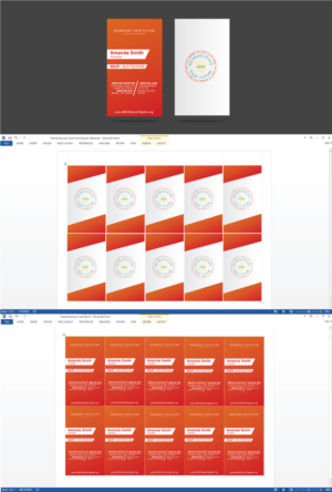 Business Card Design by Designs_4_U for American Business Women's Association | Design: #25940809