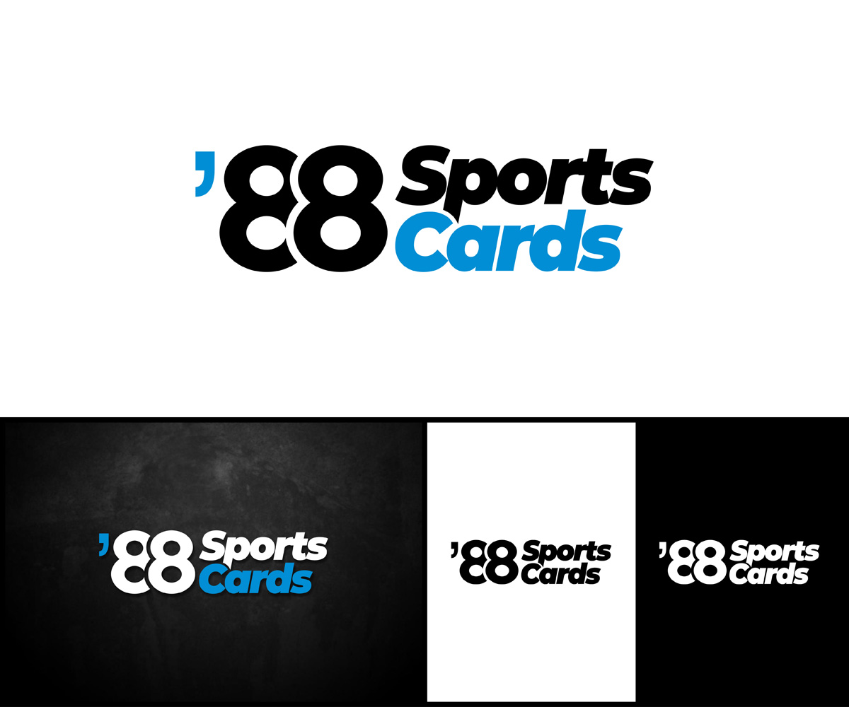 Logo Design by MoonFeather for 88 Sports Cards | Design #25976917