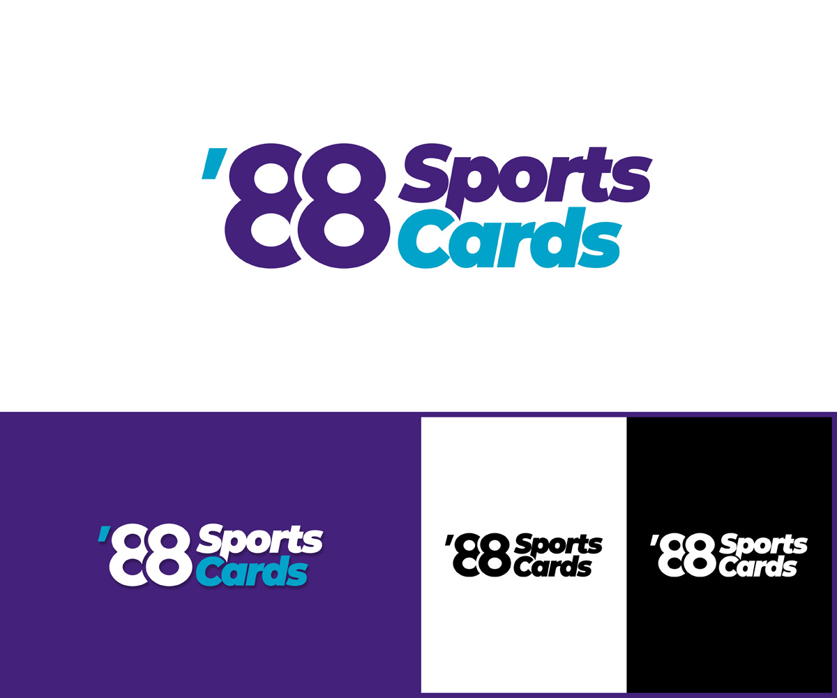 Logo Design by MoonFeather for 88 Sports Cards | Design #25978152
