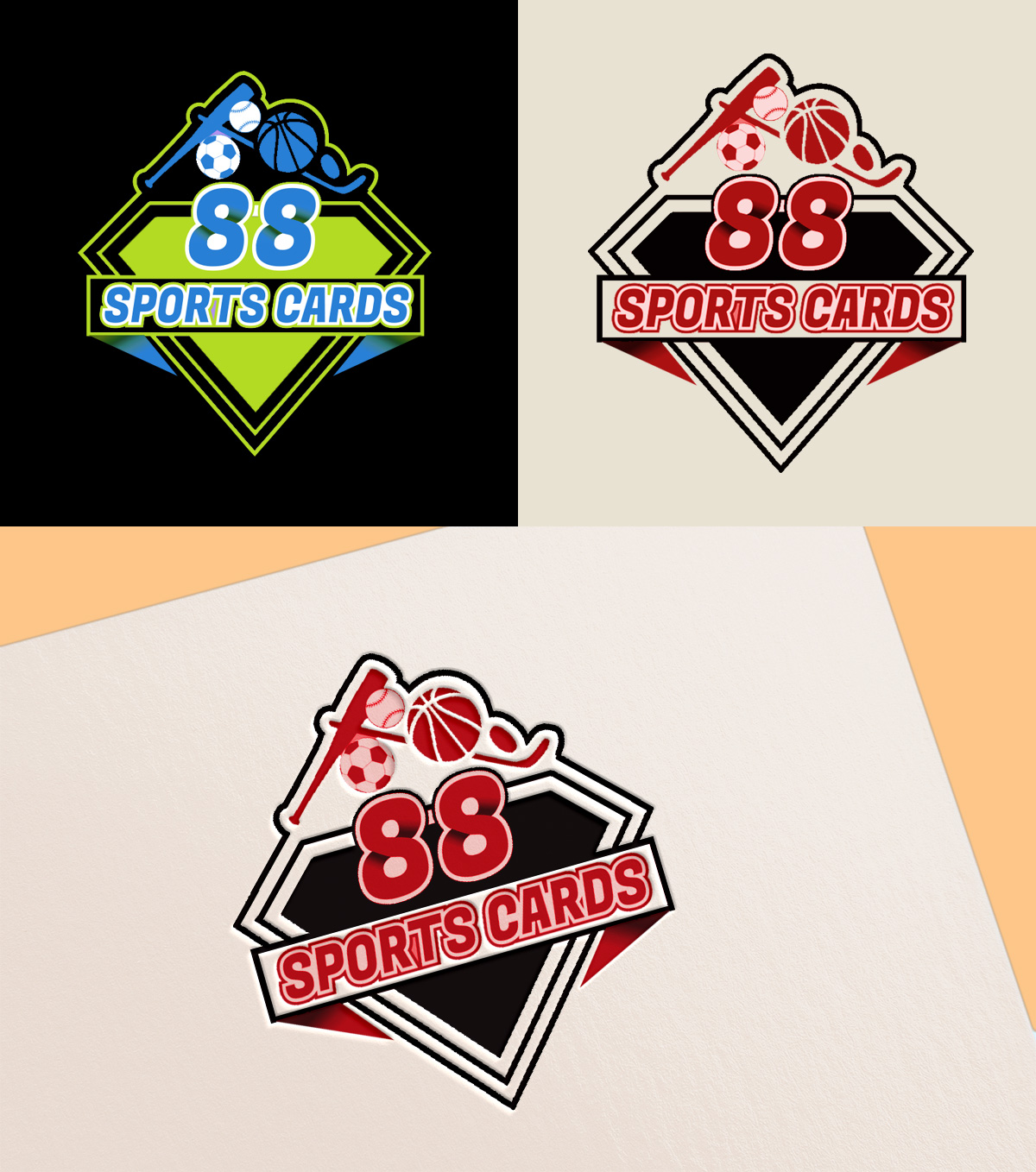 Logo-Design von Wonderful design für 88 Sports Cards | Design #25943002