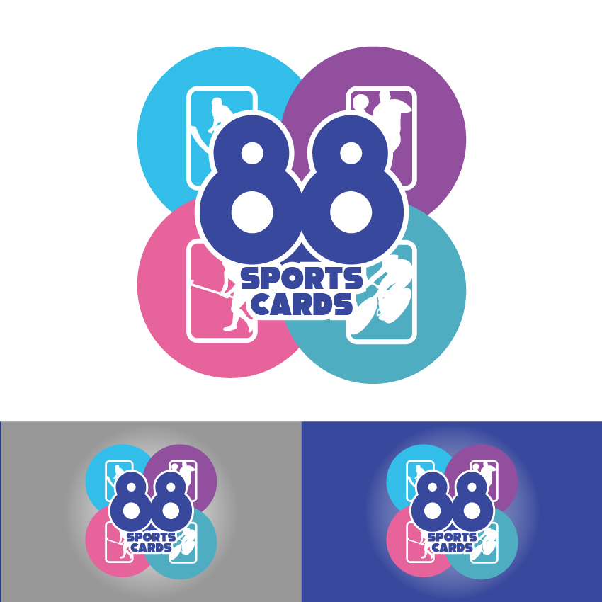 Logo Design by mans34 for 88 Sports Cards | Design #25939481