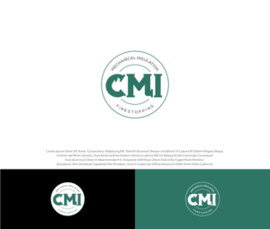 CMI; mechanical insulation and firestopping | Logo Design by Aditya.DwiRama