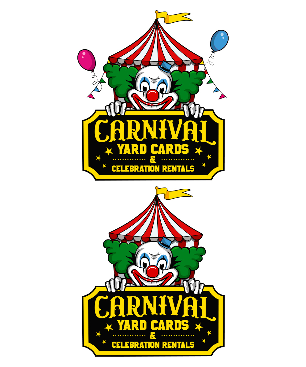 Logo Design by StudioD™ for Carnival Yard Cards & Celebration Rentals | Design #25913478