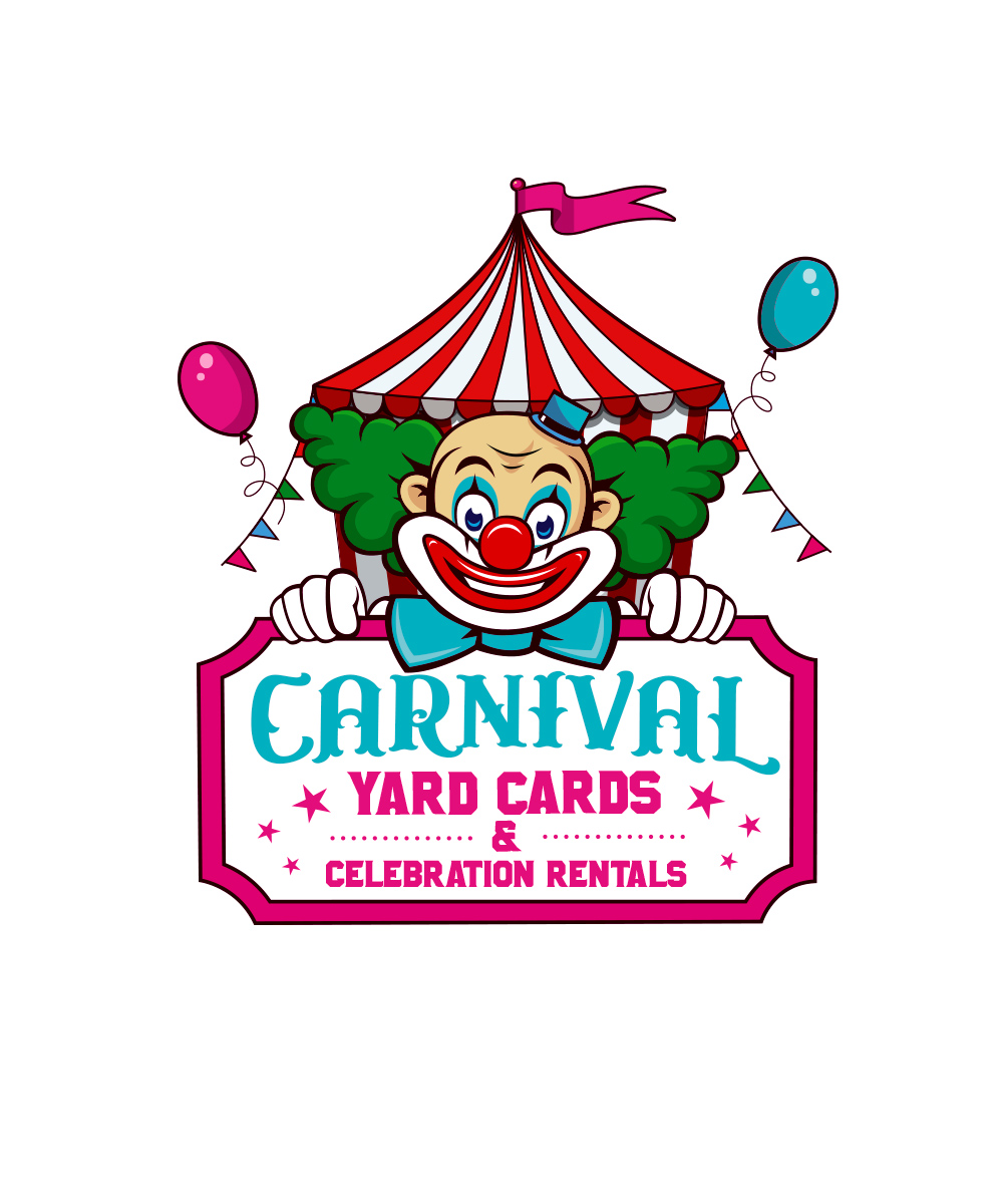 Logo Design by StudioD™ for Carnival Yard Cards & Celebration Rentals | Design #25914468