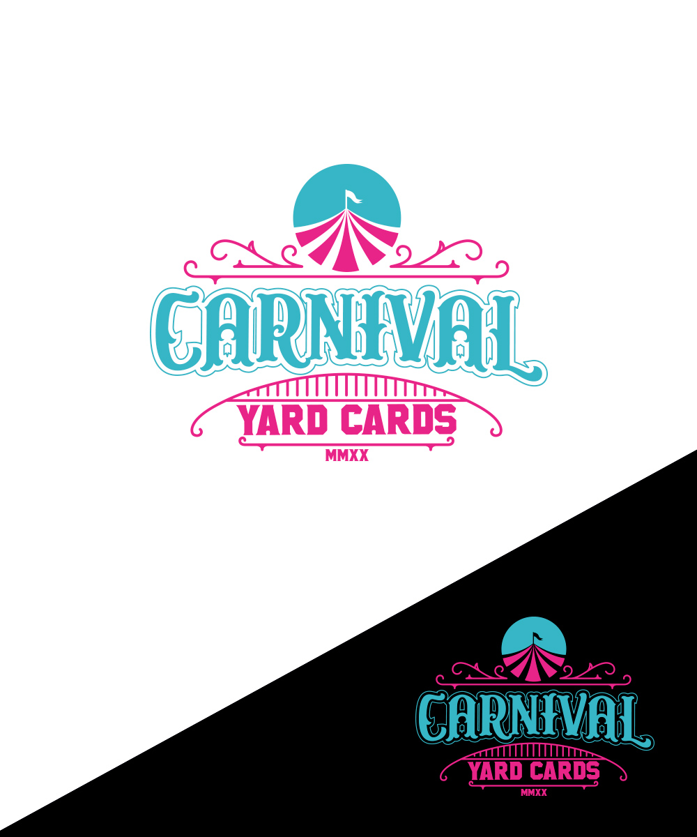Logo Design by StudioD™ for Carnival Yard Cards & Celebration Rentals | Design #25914690