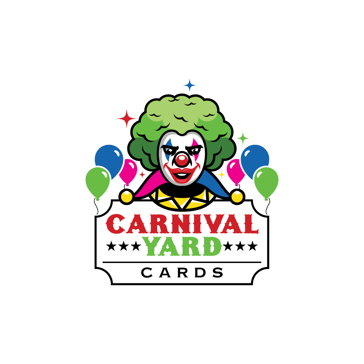 Logo-Design von Graphic Bricks für Carnival Yard Cards & Celebration Rentals | Design #25911320