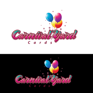 Logo Design by GODDREAMCREATION for Carnival Yard Cards & Celebration Rentals | Design: #25913393