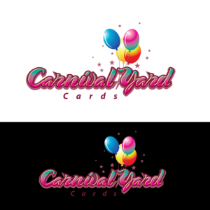 Logo Design by GODDREAMCREATION for Carnival Yard Cards & Celebration Rentals | Design: #25913395