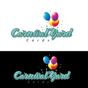 Logo-Design von GODDREAMCREATION für Carnival Yard Cards & Celebration Rentals | Design #25914938